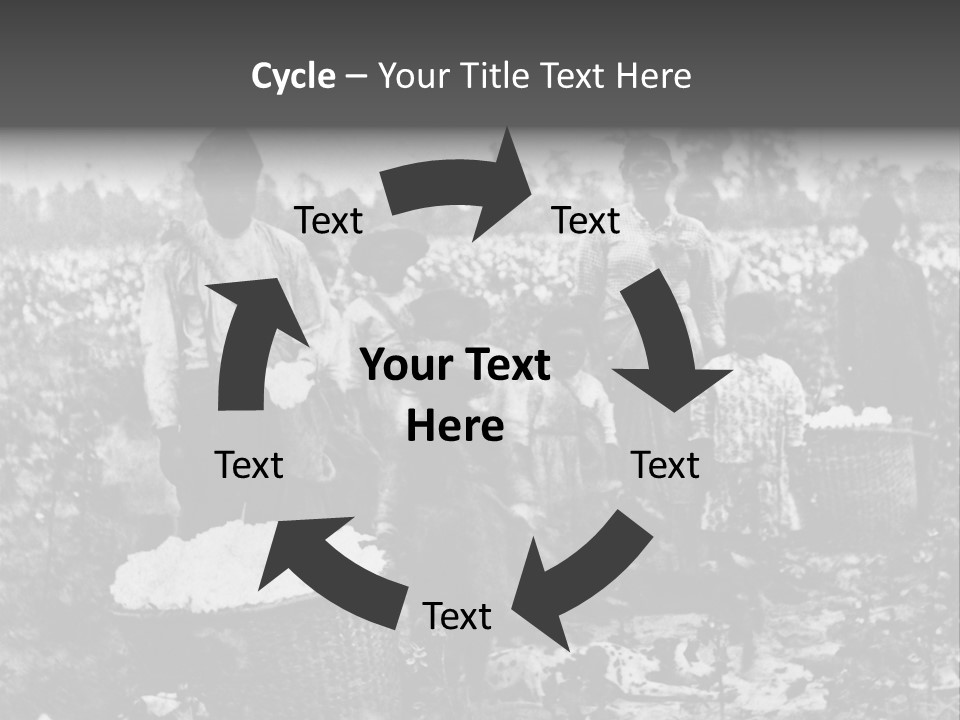 African Family Harvests PowerPoint Template