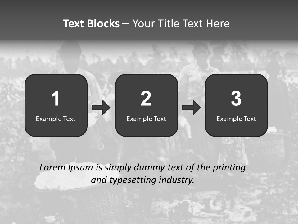 African Family Harvests PowerPoint Template