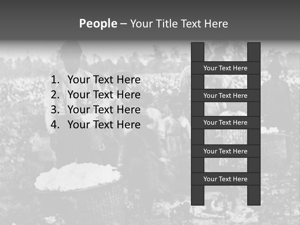 African Family Harvests PowerPoint Template