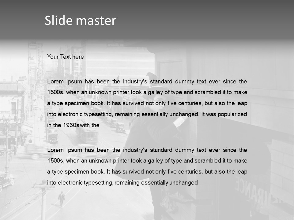 Snow Capped Mountains PowerPoint Template