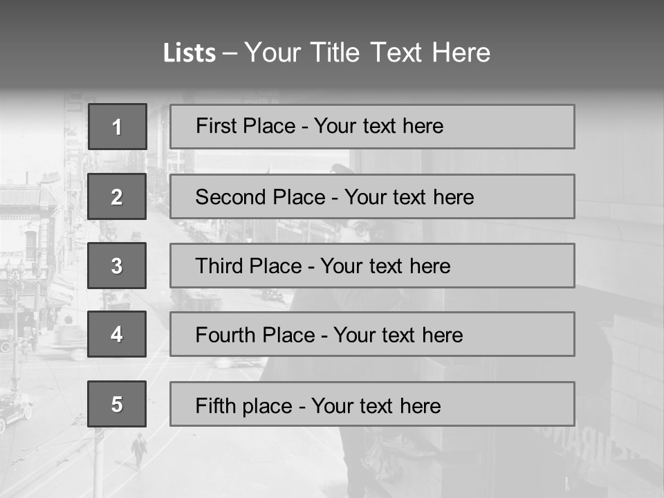 Snow Capped Mountains PowerPoint Template