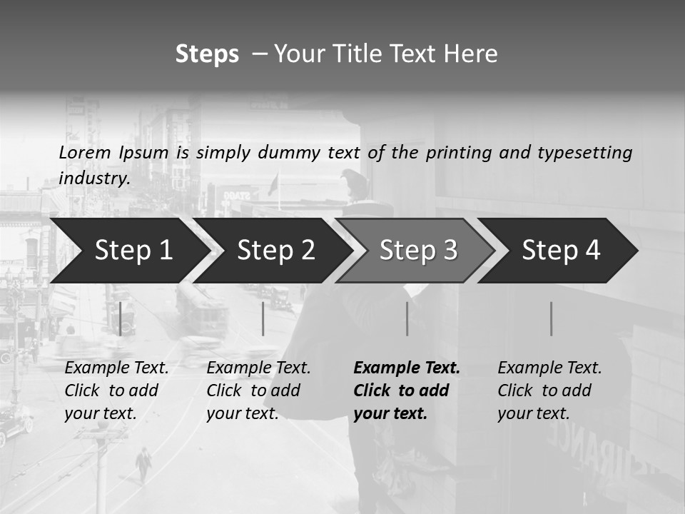 Snow Capped Mountains PowerPoint Template