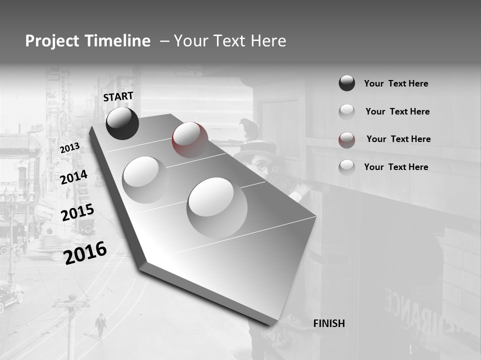 Snow Capped Mountains PowerPoint Template