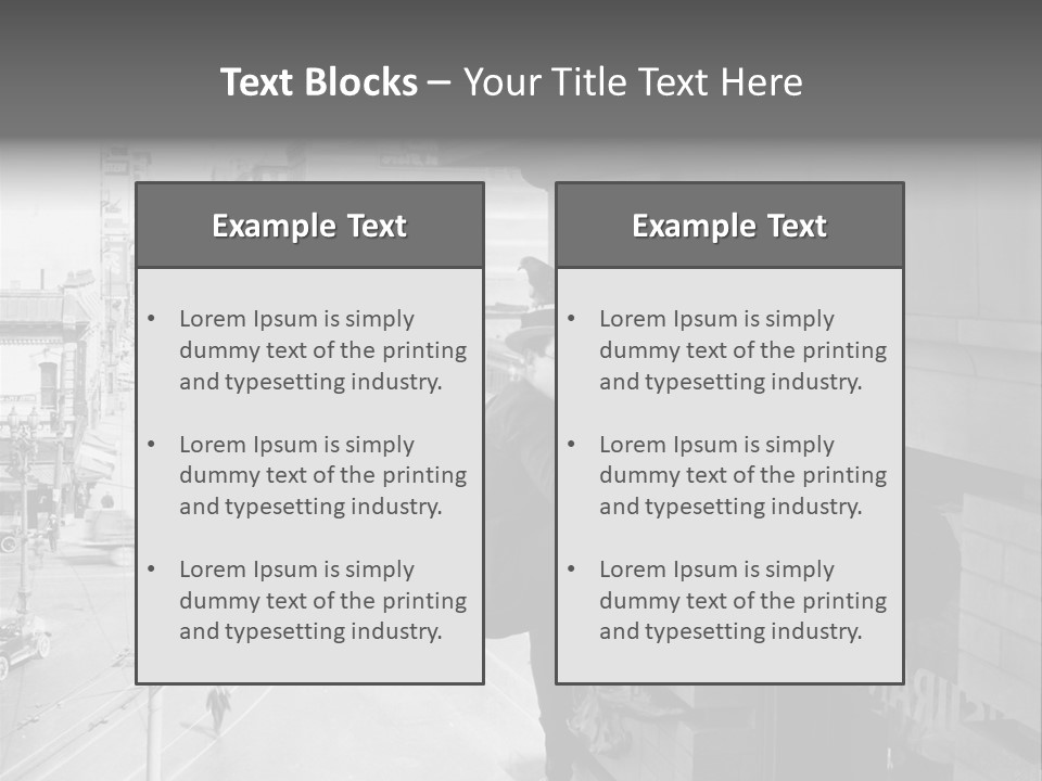Snow Capped Mountains PowerPoint Template