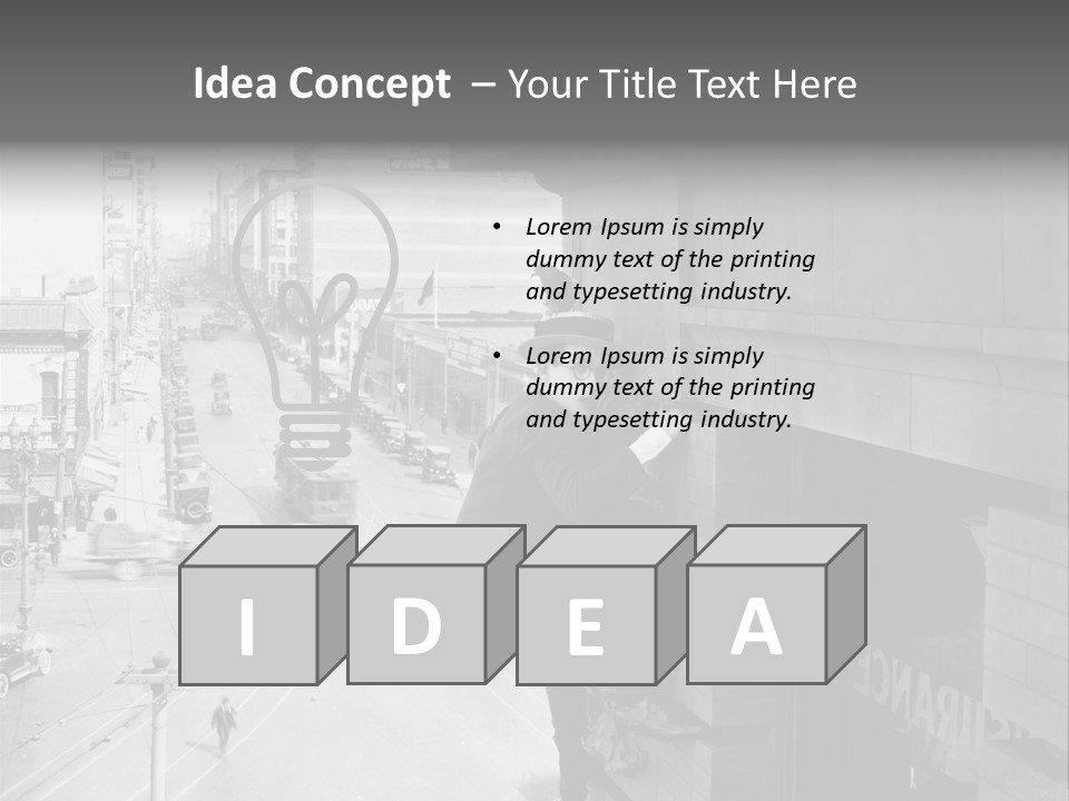 Snow Capped Mountains PowerPoint Template