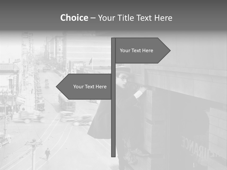 Snow Capped Mountains PowerPoint Template