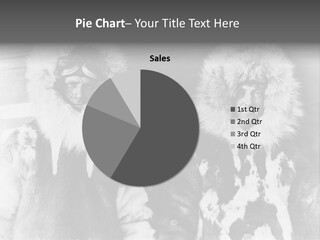 North Pole 20 Th Century People In Fur Coats PowerPoint Template