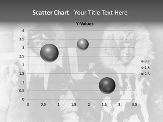 North Pole 20 Th Century People In Fur Coats PowerPoint Template