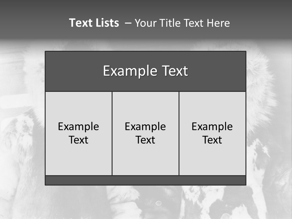 North Pole 20 Th Century People In Fur Coats PowerPoint Template