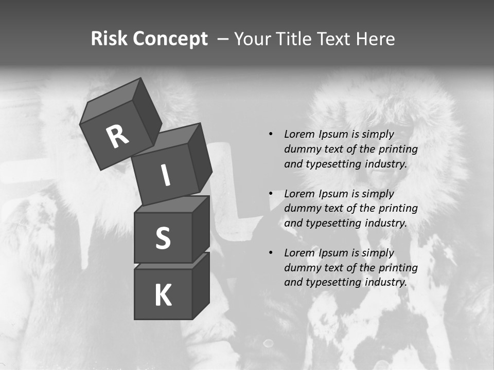 North Pole 20 Th Century People In Fur Coats PowerPoint Template