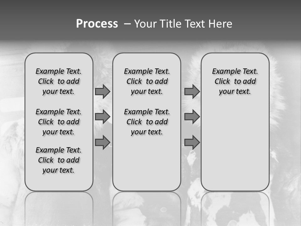 North Pole 20 Th Century People In Fur Coats PowerPoint Template