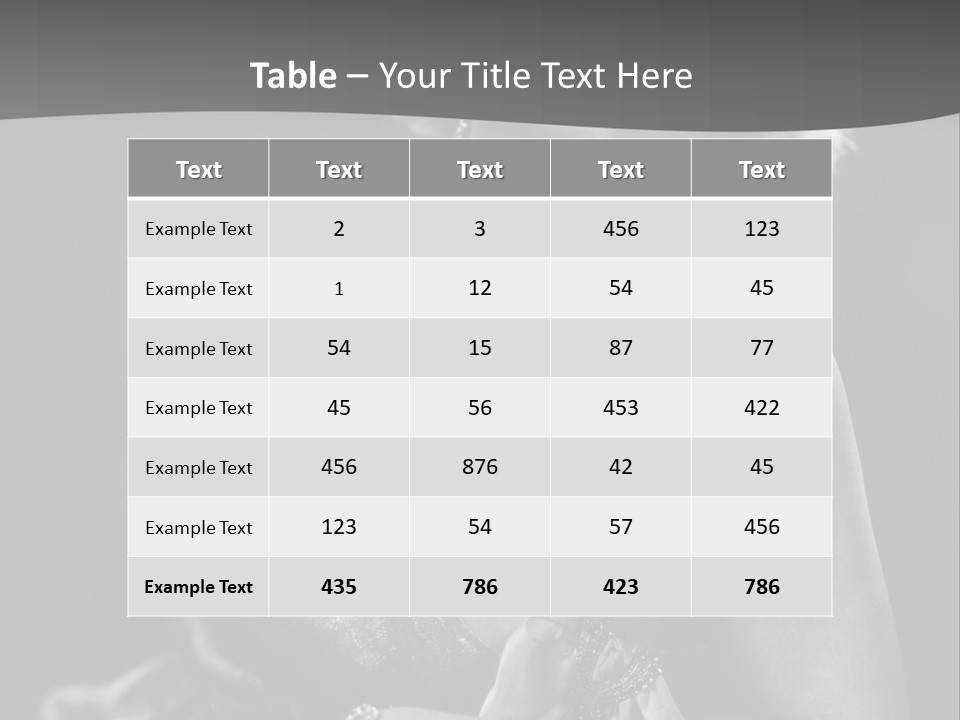 Standard Of Beauty Of The 20Th Century PowerPoint Template