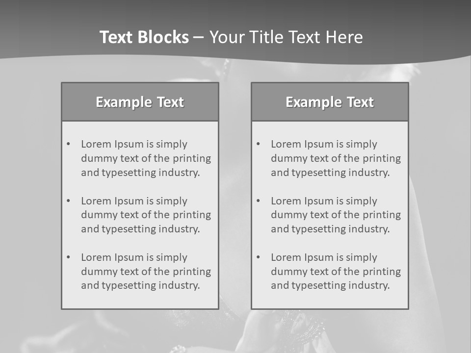 Standard Of Beauty Of The 20Th Century PowerPoint Template