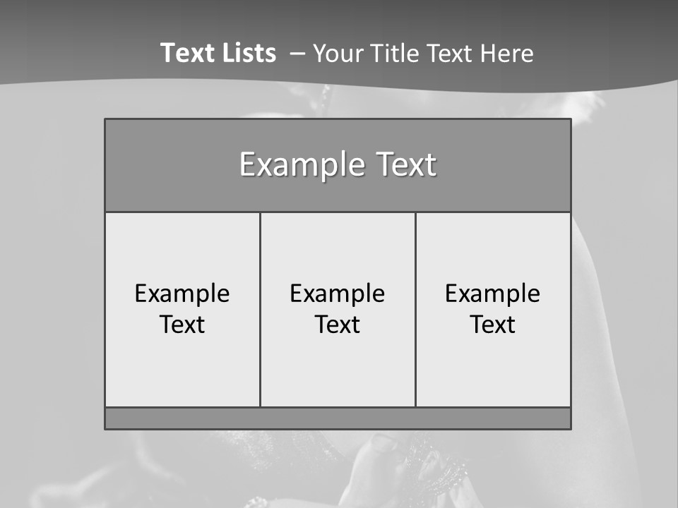 Standard Of Beauty Of The 20Th Century PowerPoint Template