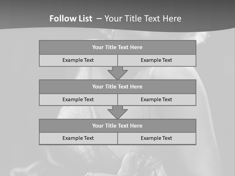 Standard Of Beauty Of The 20Th Century PowerPoint Template
