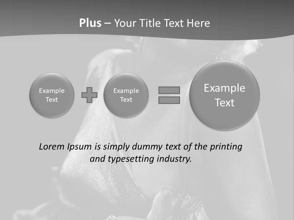 Standard Of Beauty Of The 20Th Century PowerPoint Template