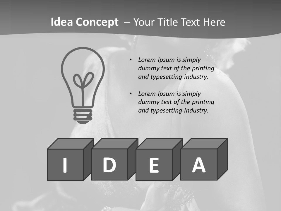 Standard Of Beauty Of The 20Th Century PowerPoint Template