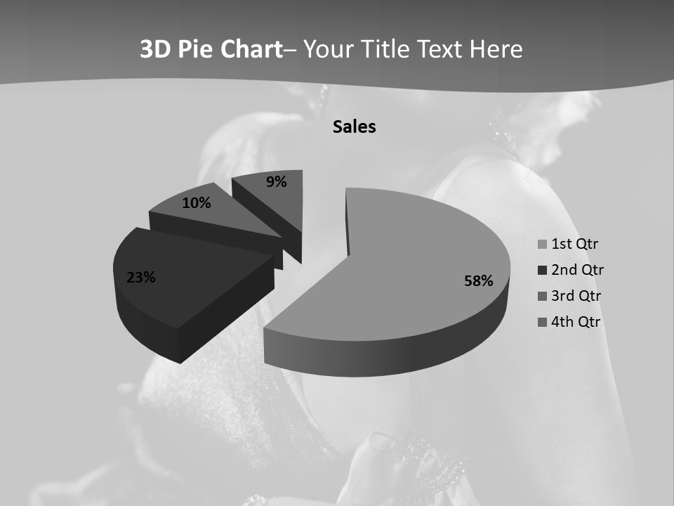 Standard Of Beauty Of The 20Th Century PowerPoint Template