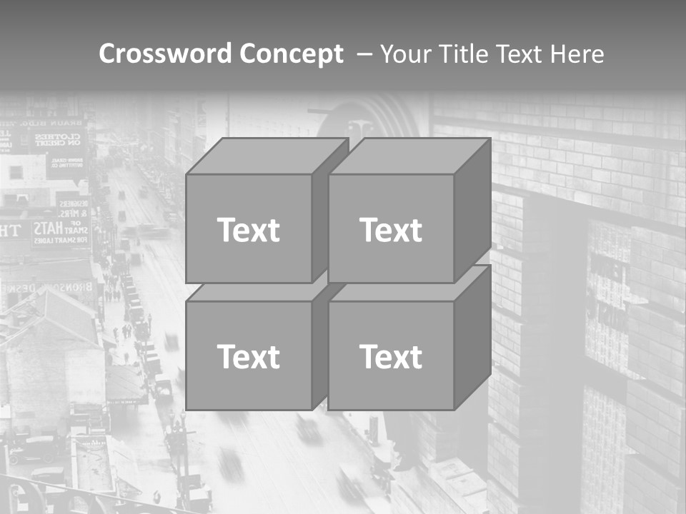 Translation Of The Clock 20Th Century PowerPoint Template