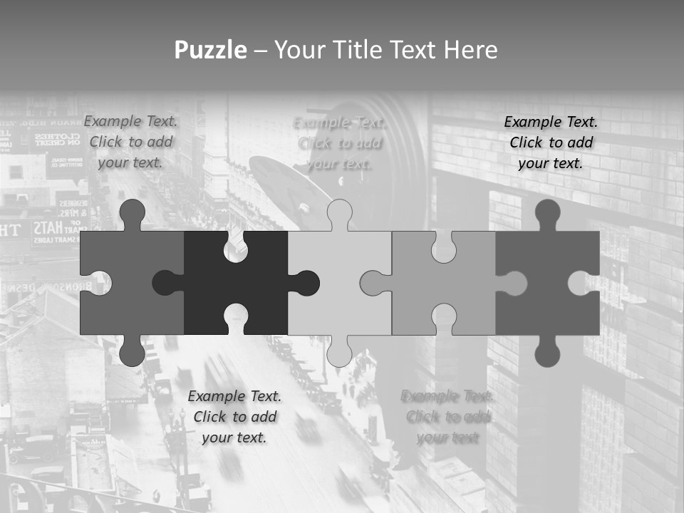 Translation Of The Clock 20Th Century PowerPoint Template