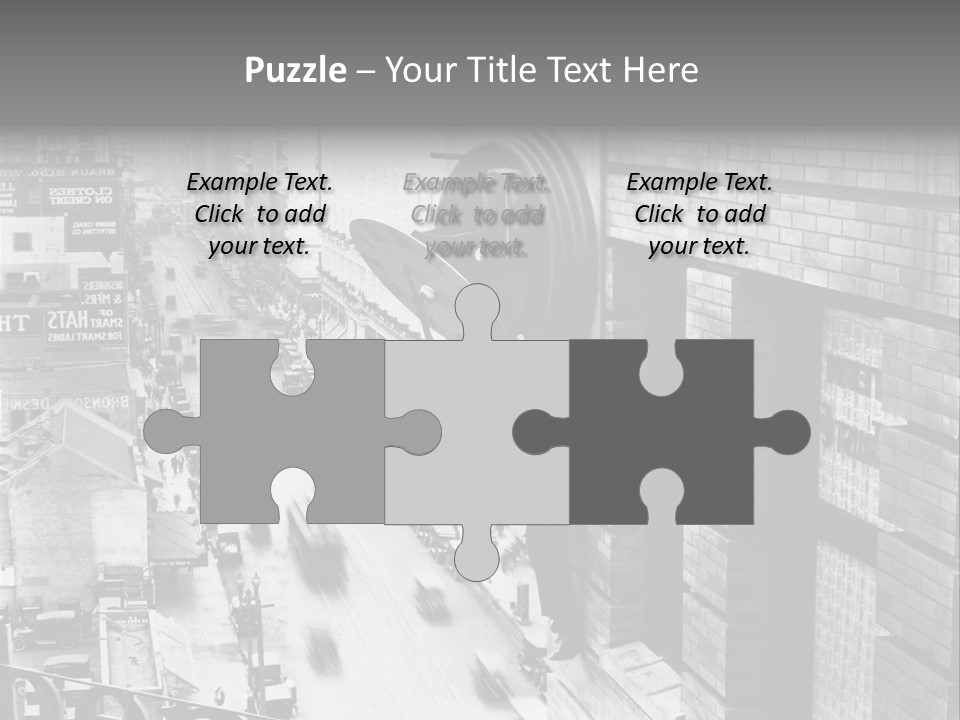 Translation Of The Clock 20Th Century PowerPoint Template