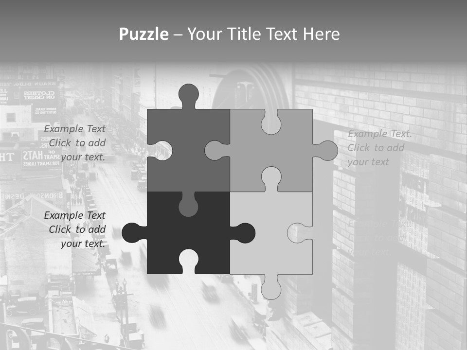 Translation Of The Clock 20Th Century PowerPoint Template