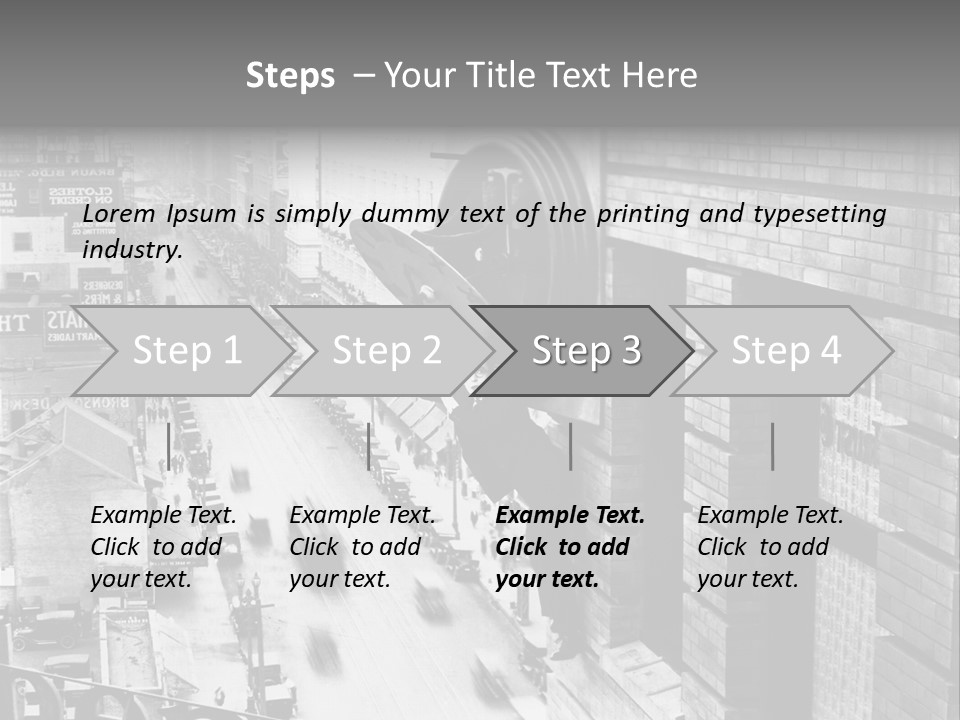 Translation Of The Clock 20Th Century PowerPoint Template