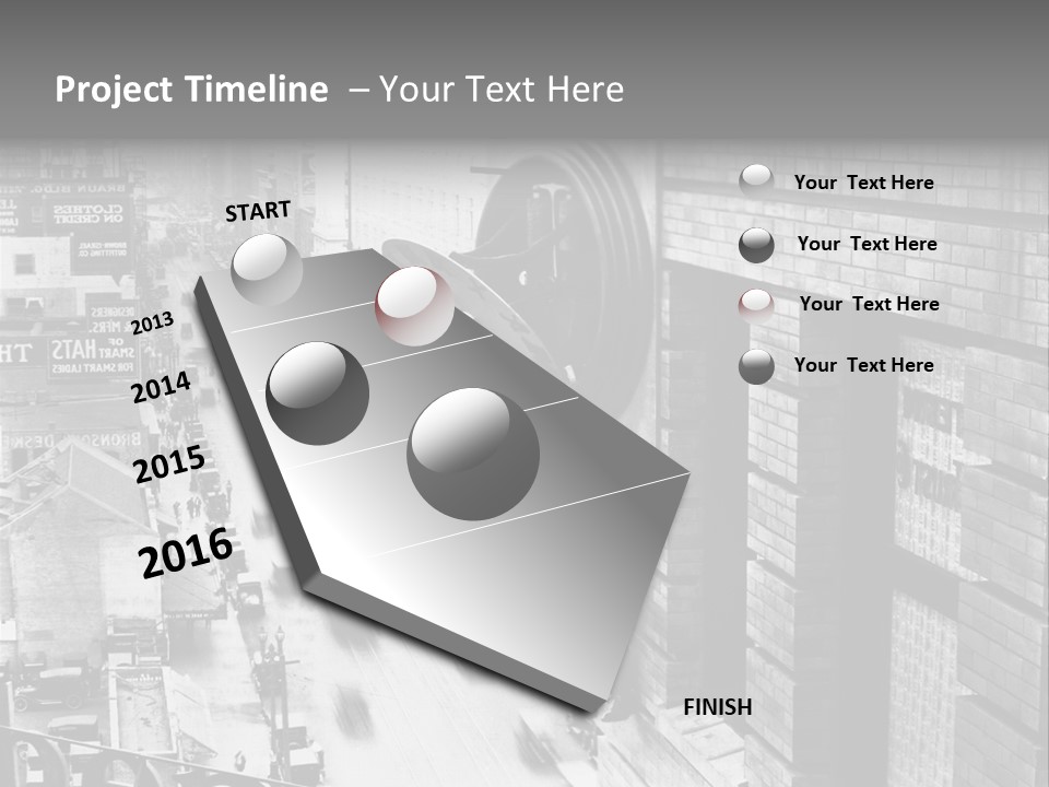Translation Of The Clock 20Th Century PowerPoint Template
