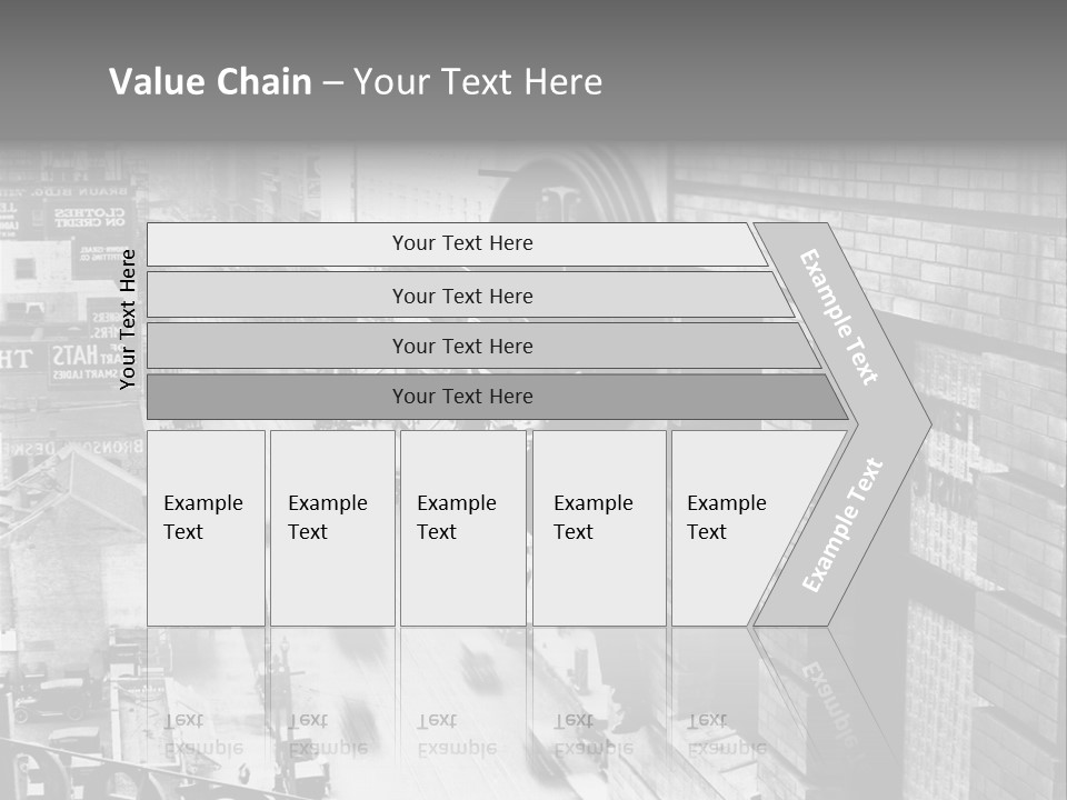 Translation Of The Clock 20Th Century PowerPoint Template