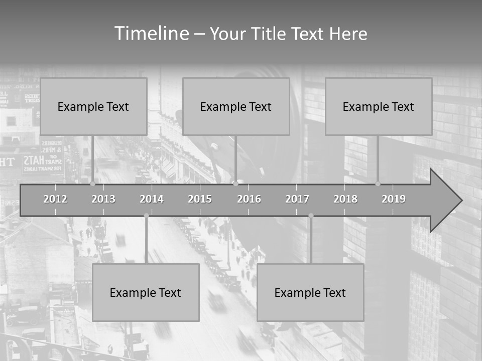 Translation Of The Clock 20Th Century PowerPoint Template