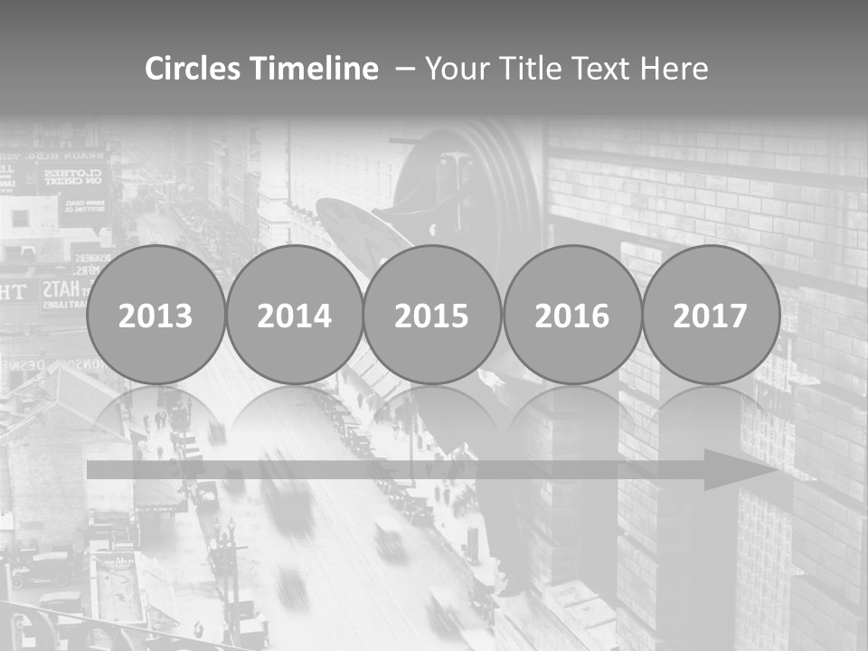Translation Of The Clock 20Th Century PowerPoint Template