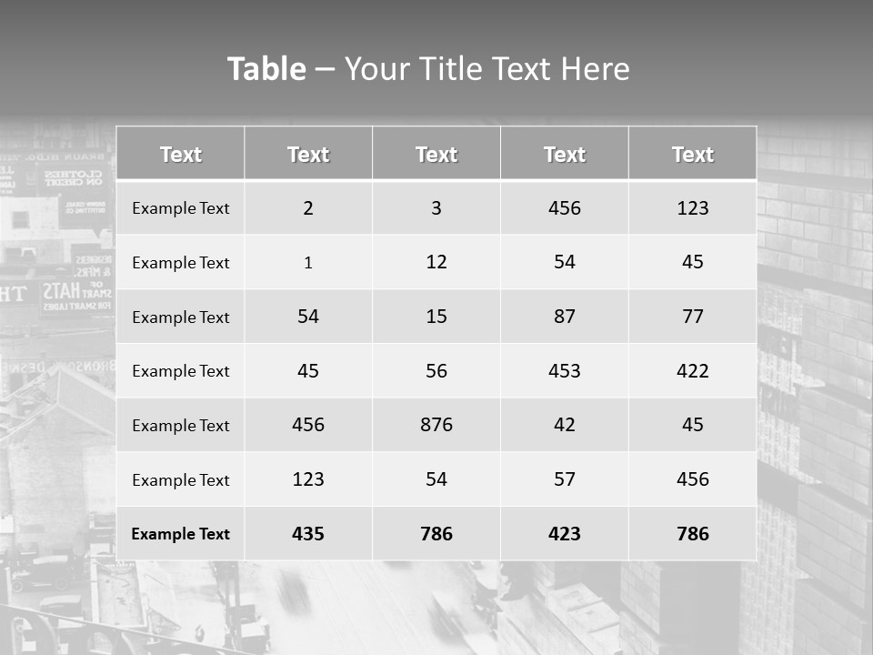 Translation Of The Clock 20Th Century PowerPoint Template