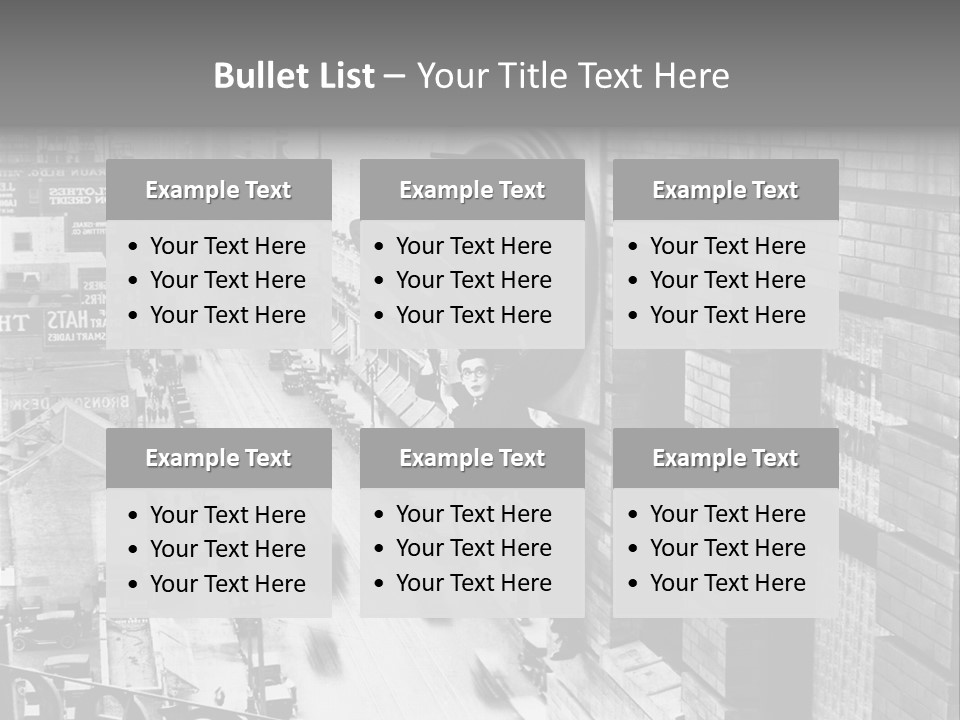 Translation Of The Clock 20Th Century PowerPoint Template
