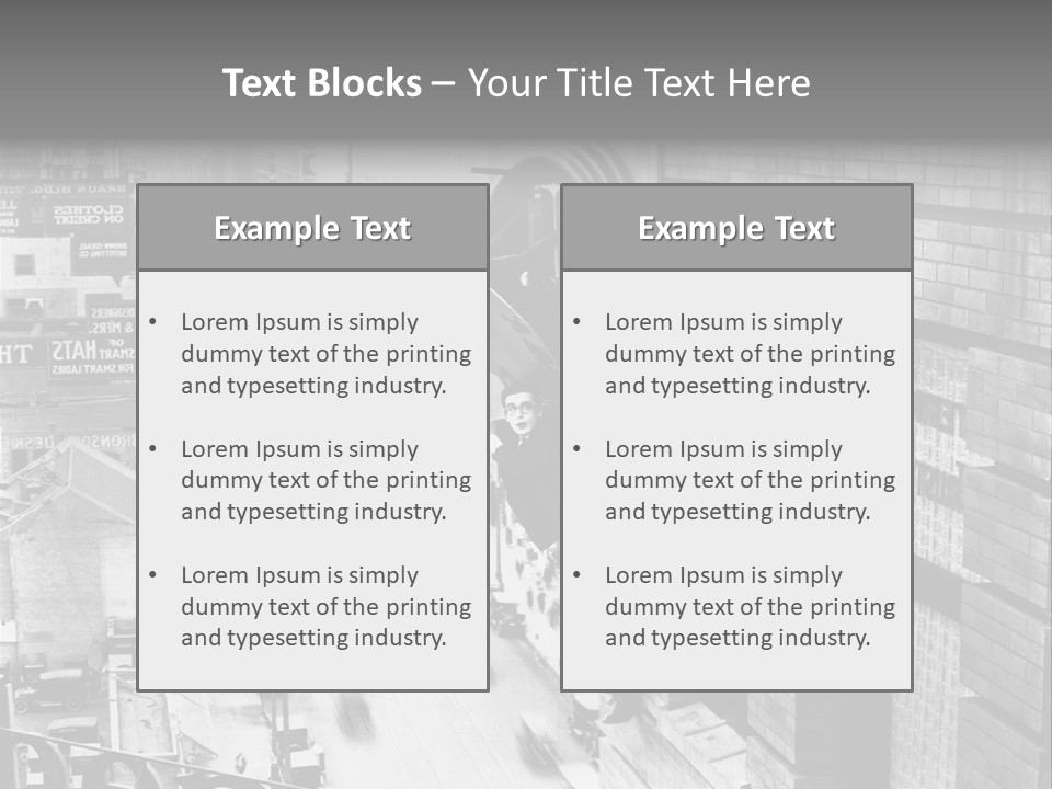 Translation Of The Clock 20Th Century PowerPoint Template