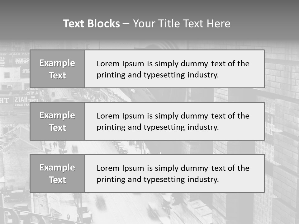 Translation Of The Clock 20Th Century PowerPoint Template