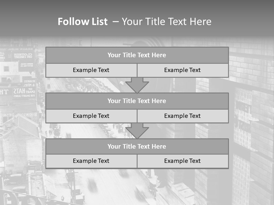 Translation Of The Clock 20Th Century PowerPoint Template