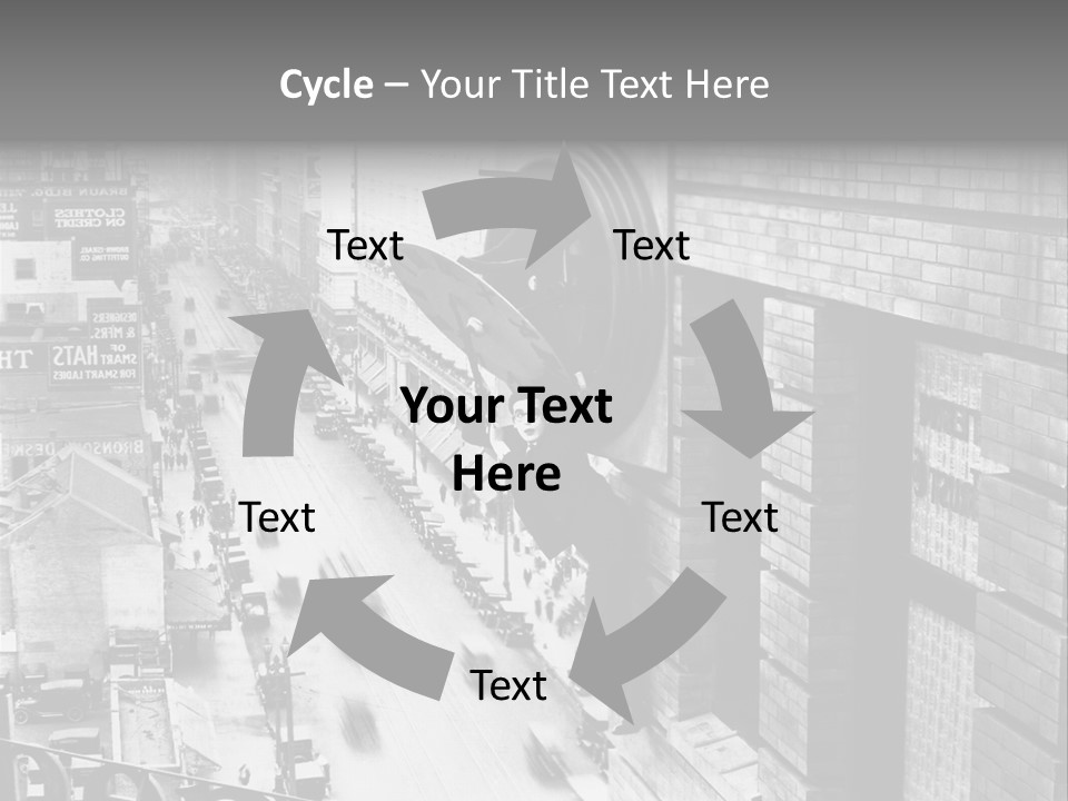 Translation Of The Clock 20Th Century PowerPoint Template