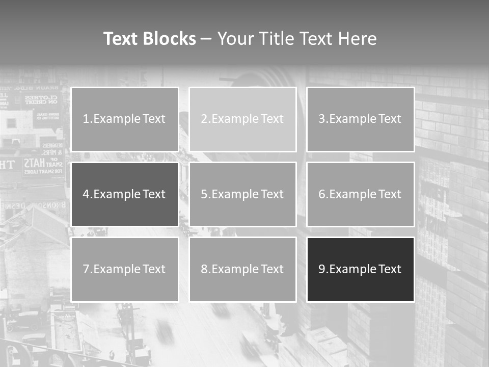 Translation Of The Clock 20Th Century PowerPoint Template