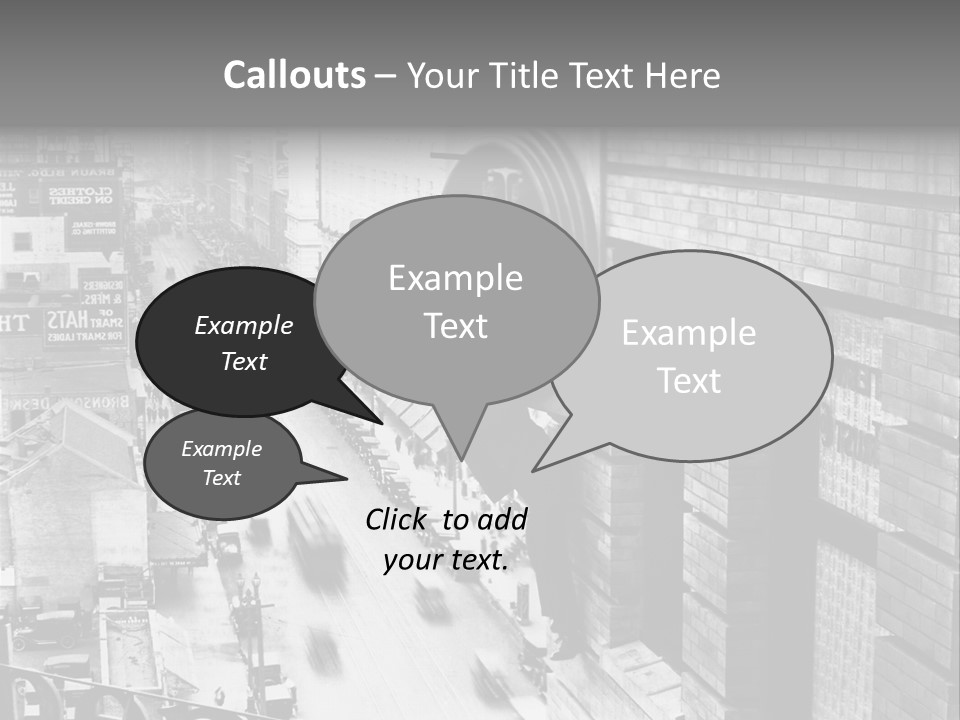 Translation Of The Clock 20Th Century PowerPoint Template