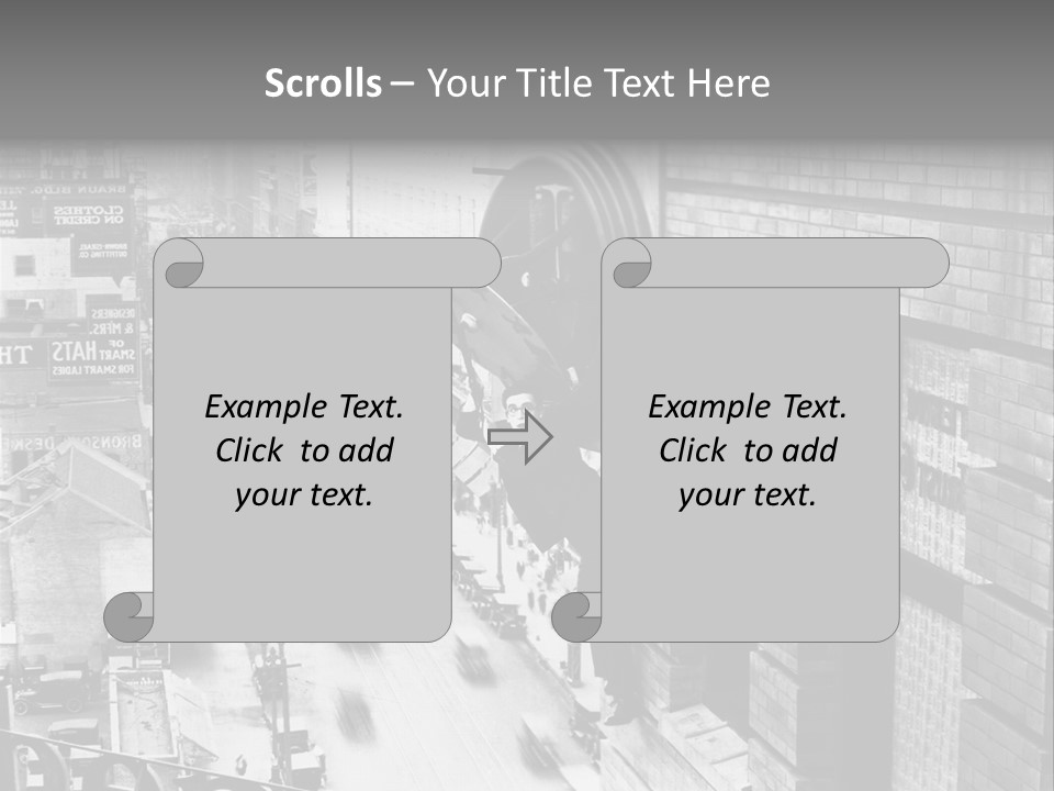 Translation Of The Clock 20Th Century PowerPoint Template