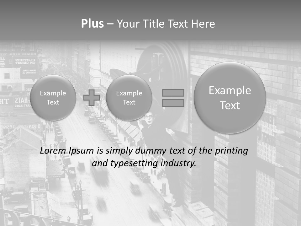 Translation Of The Clock 20Th Century PowerPoint Template