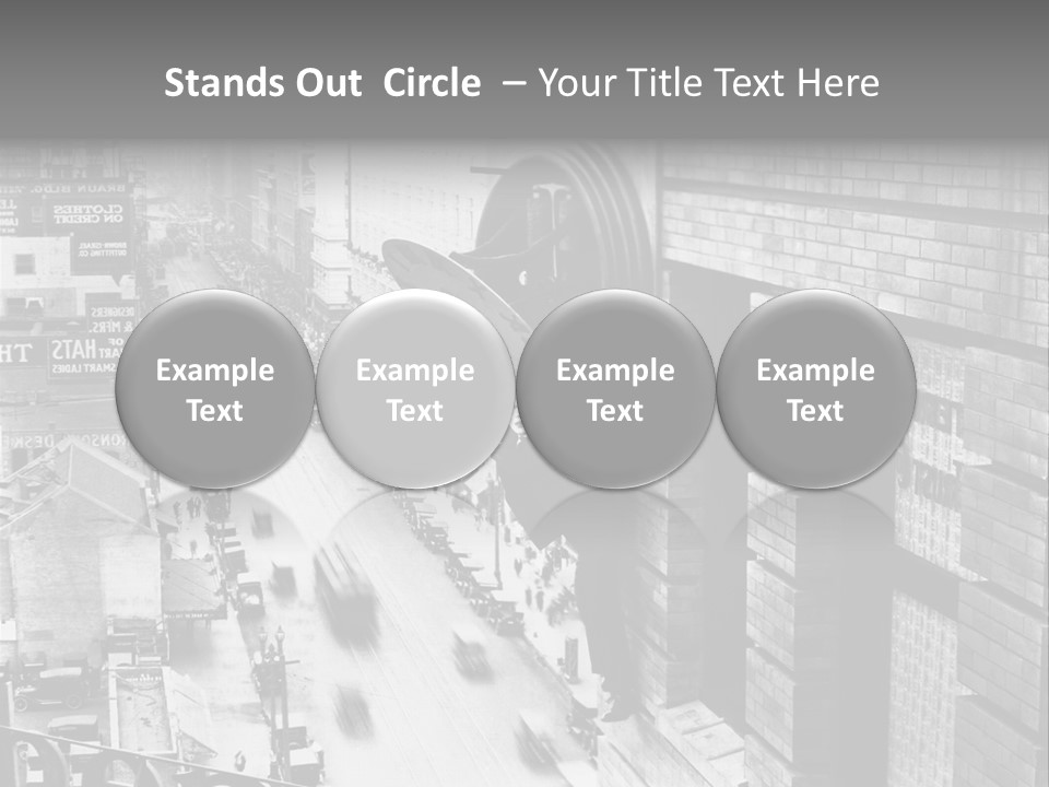 Translation Of The Clock 20Th Century PowerPoint Template
