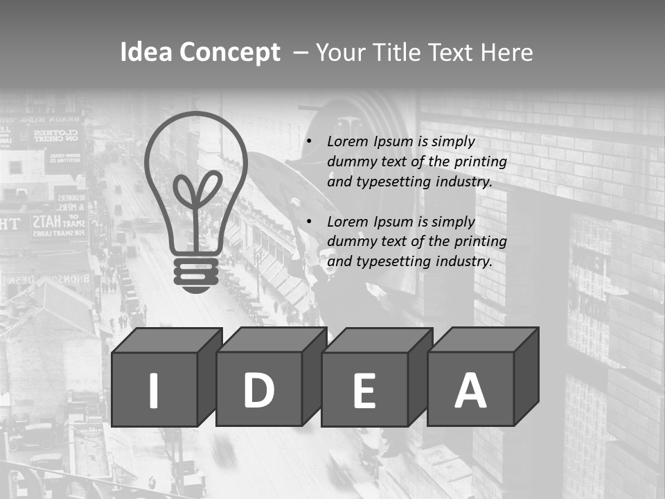 Translation Of The Clock 20Th Century PowerPoint Template