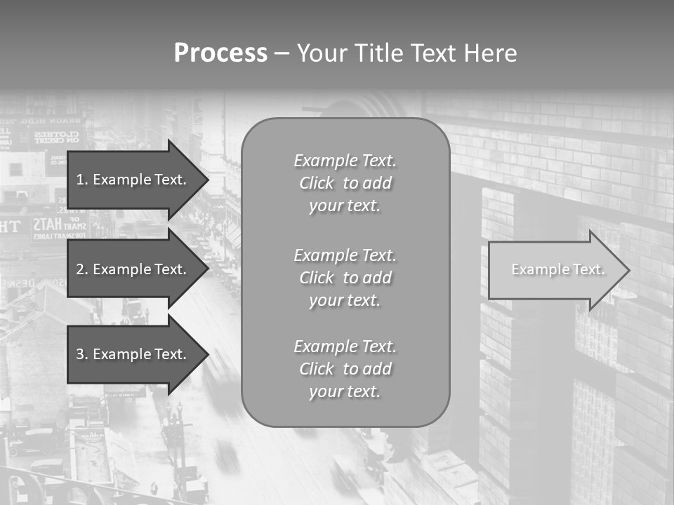 Translation Of The Clock 20Th Century PowerPoint Template