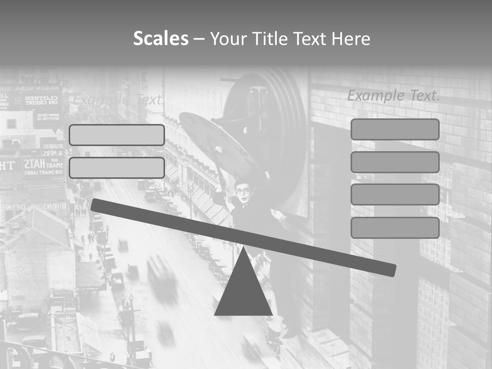 Translation Of The Clock 20Th Century PowerPoint Template