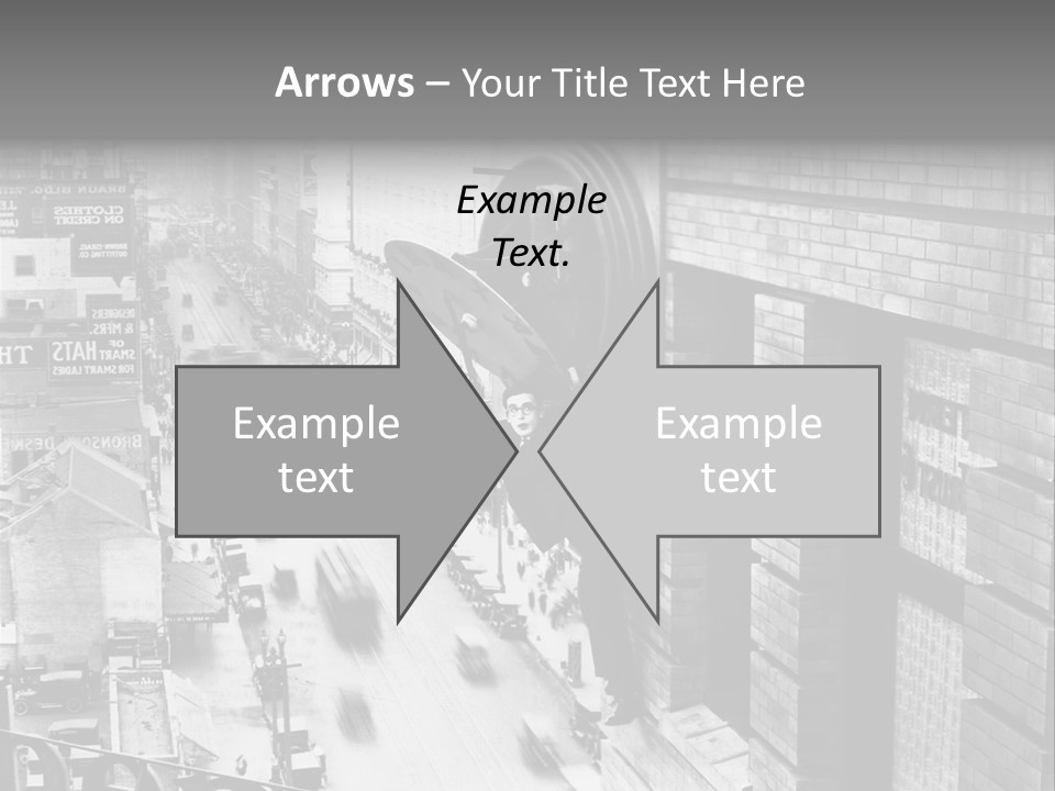 Translation Of The Clock 20Th Century PowerPoint Template