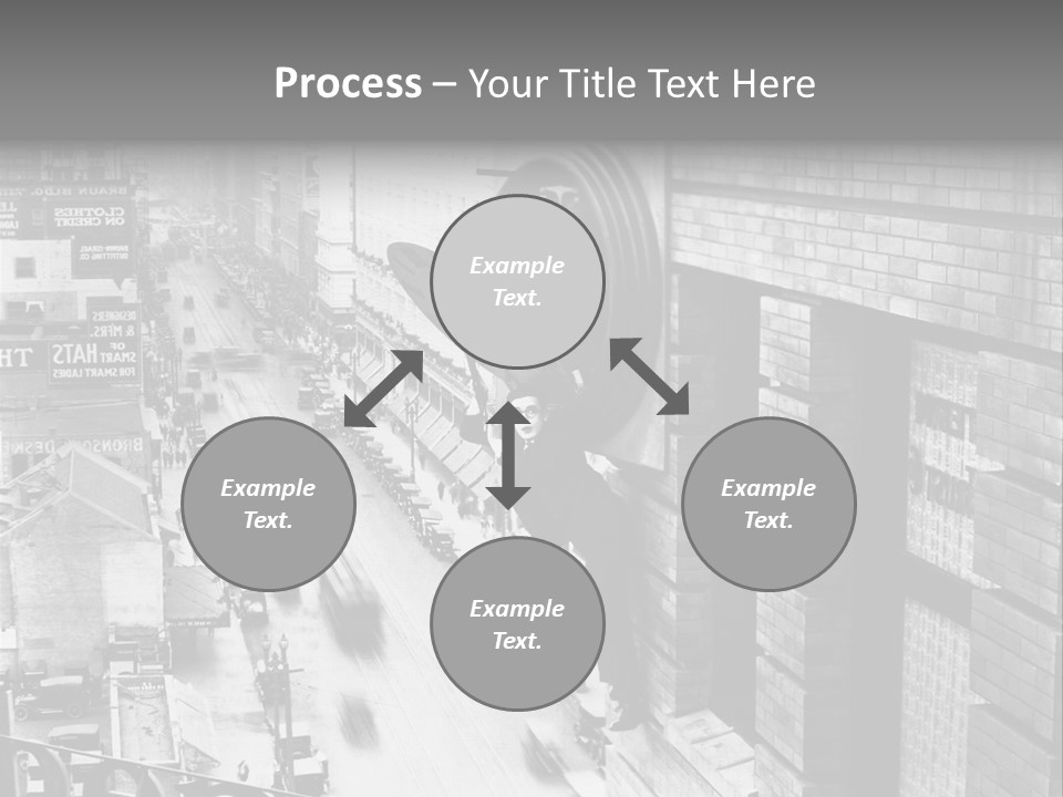 Translation Of The Clock 20Th Century PowerPoint Template
