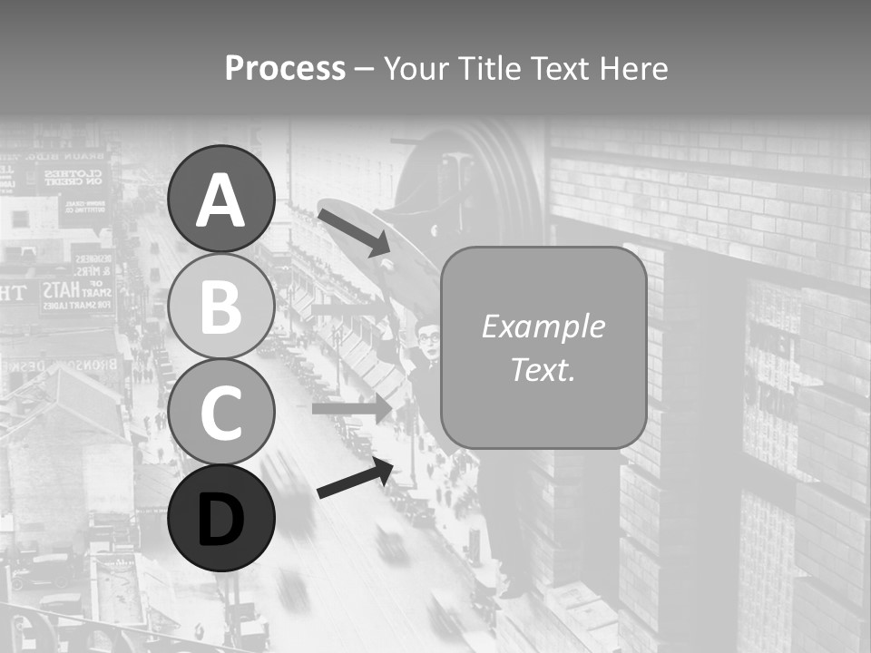 Translation Of The Clock 20Th Century PowerPoint Template