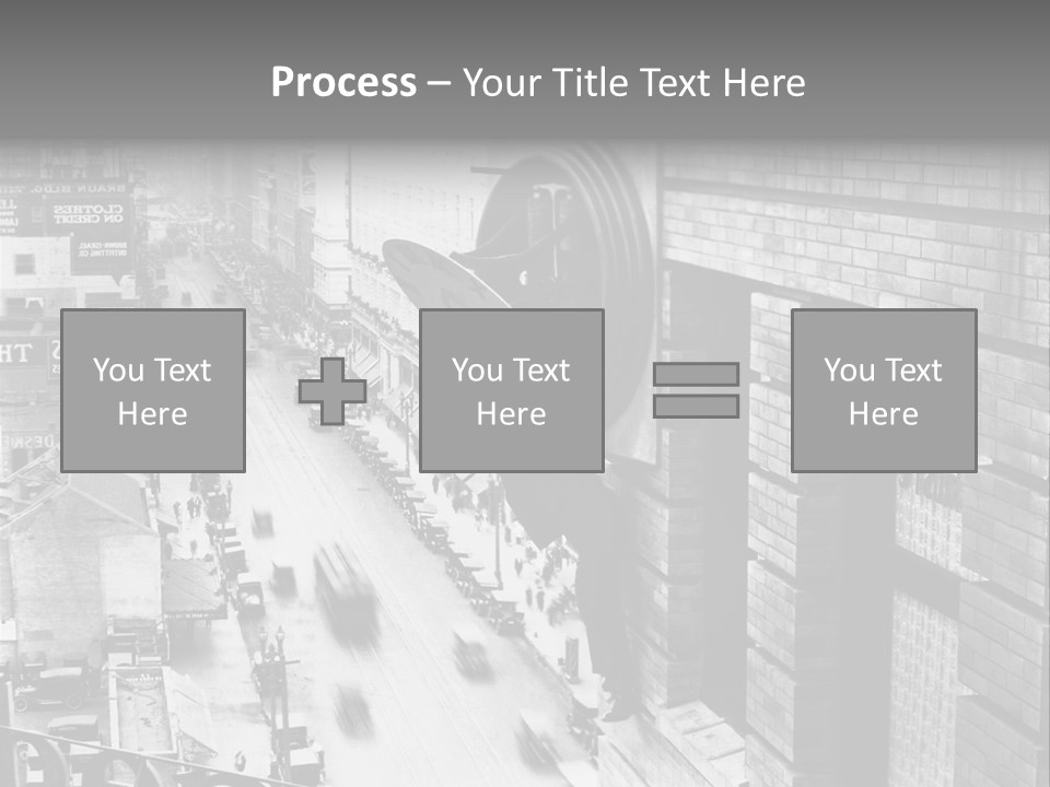 Translation Of The Clock 20Th Century PowerPoint Template