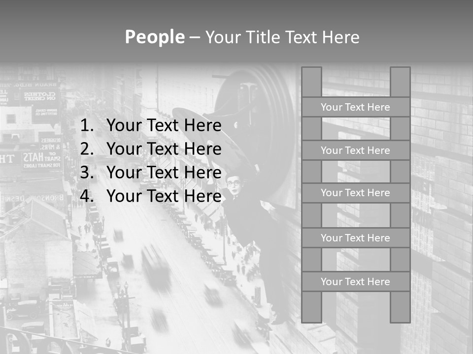 Translation Of The Clock 20Th Century PowerPoint Template